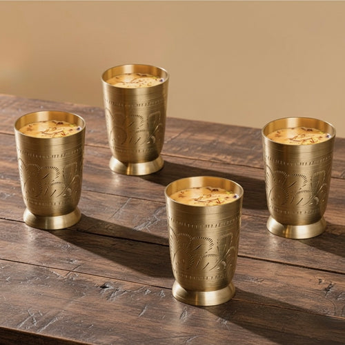 Thandai Glasses Set of 2 – Festive Elegance