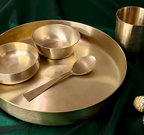 Matte Baby Thali Set – Graceful Dining for Little Ones