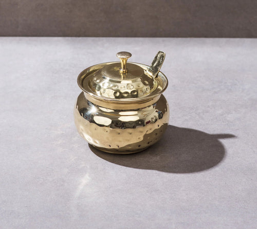 Hammered Ghee Pot – Classic Craftsmanship